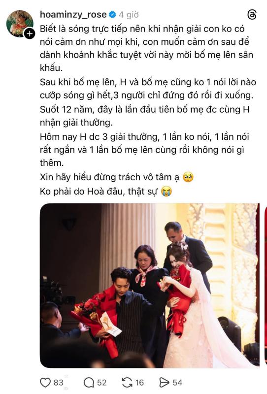 Hòa Minzy lên tiếng sau khi bị chỉ trích vì cướp sóng của SOOBIN- Ảnh 1.