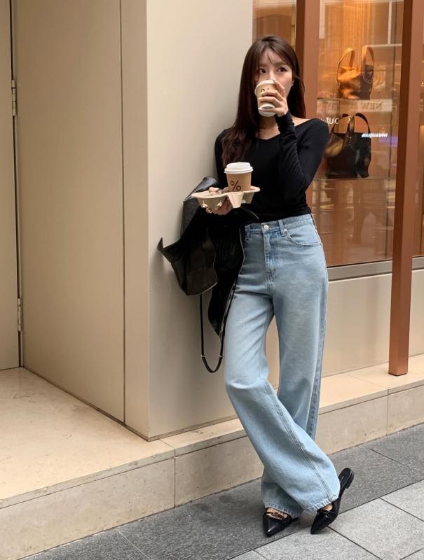 4 cách mặc quần jeans cho nàng thích phong cách tối giản- Ảnh 3.