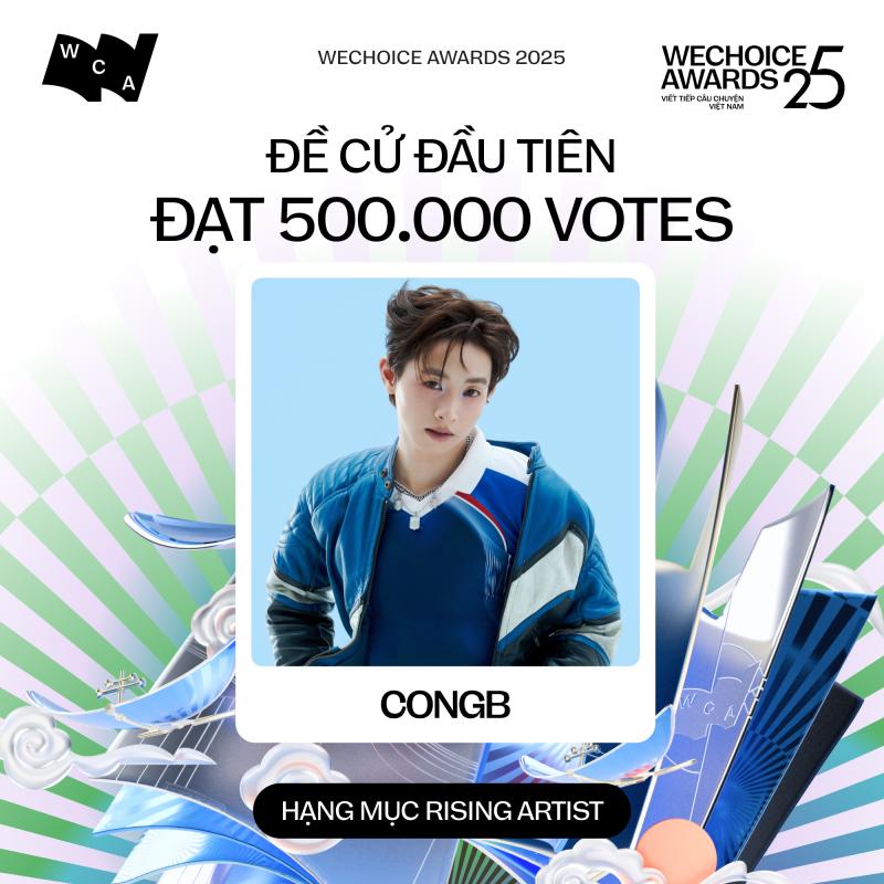 SOOBIN cán mốc nửa triệu vote tại WeChoice Awards, 2 