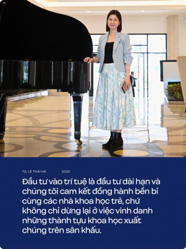 Giám đốc điều hành Quỹ VinFuture - TS. Lê Thái Hà: Nếu chúng ta cố làm điều mà AI làm tốt hơn, thì chắc chắn sẽ thất vọng- Ảnh 3.