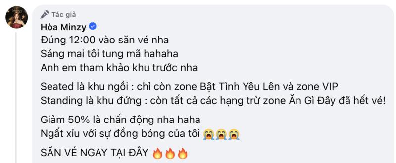 Hòa Minzy ra thông báo nóng trước chiến thắng của U23 Việt Nam- Ảnh 3.