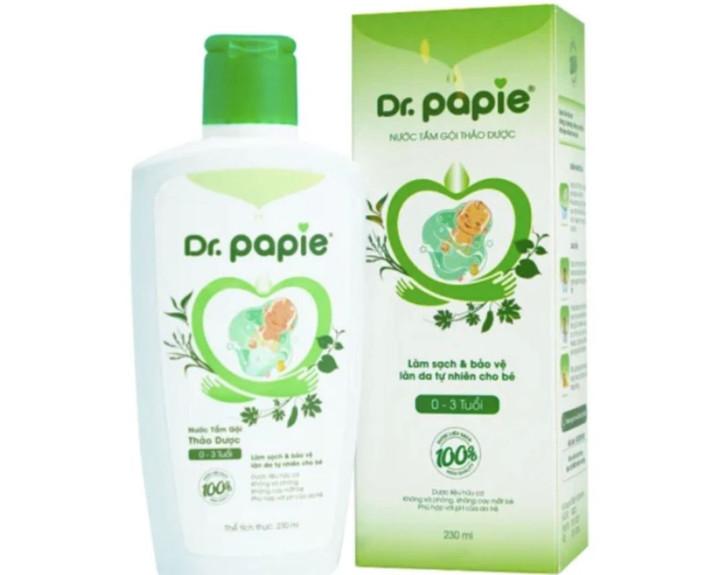 Thu hồi toàn quốc nước tắm gội trẻ em Dr. Papie không đạt chuẩn- Ảnh 1.