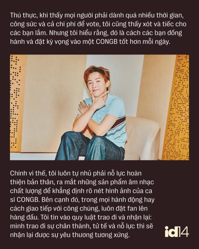 CONGB: "Trong mọi hành động hay giao tiếp với công chúng, tôi luôn đặt fan lên hàng đầu"- Ảnh 10.