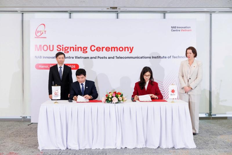 NAB Innovation Centre Vietnam và Học viện Công nghệ Bưu chính Viễn thông thúc đẩy hợp tác phát triển nguồn nhân lực công nghệ tại Việt Nam- Ảnh 1.