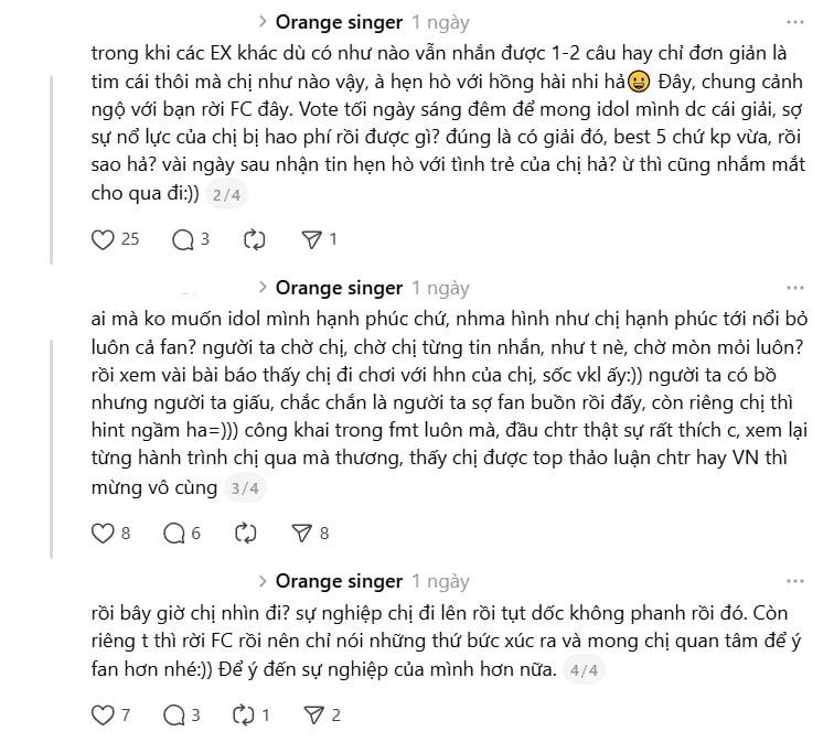 Mải yêu tình trẻ, mỹ nhân Vbiz bị "thoát fan": Từ khi nào fan được can thiệp sâu đến vậy?- Ảnh 3.