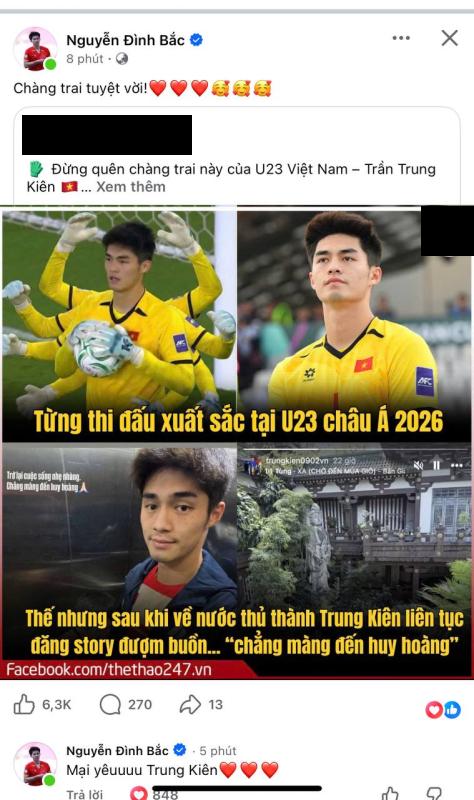 Trung Kiên có động thái lạ, buồn bã sau U23 châu Á, Đình Bắc đăng status nói thẳng 4 từ- Ảnh 2.