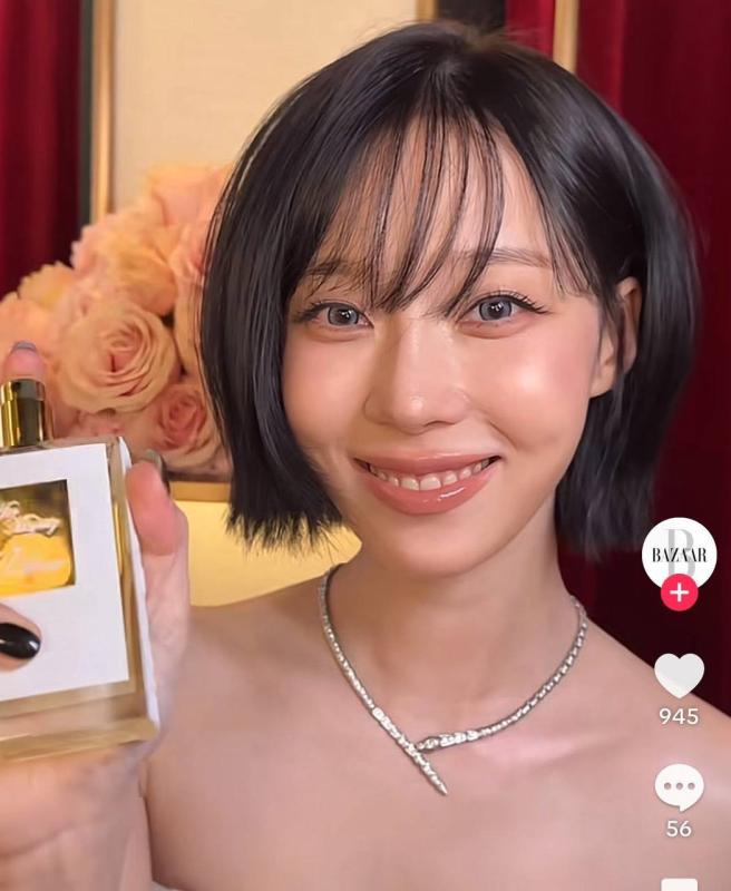 Bạn gái tin đồn của Jungkook cười bất thường trong clip zoom cận- Ảnh 2.