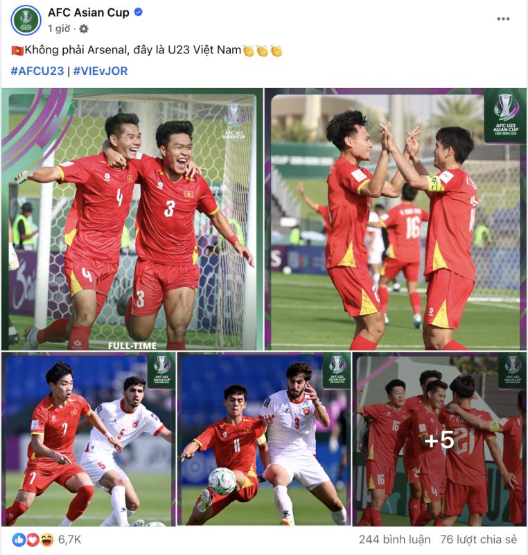 Truyền thông châu Á ngỡ ngàng, ví U23 Việt Nam với Arsenal sau chiến thắng cực ngọt trước U23 Jordan- Ảnh 1.
