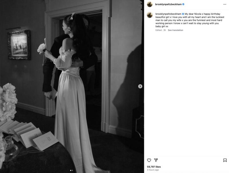 Chúc sinh nhật vợ ngọt ngào, con trai Beckham không dám mở bình luận giữa drama dùng luật sư nói chuyện với bố mẹ đẻ- Ảnh 1.