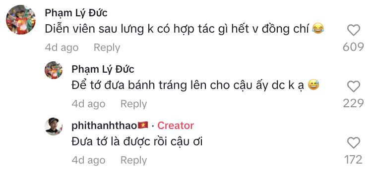 Lý Đức U23 Việt Nam tương tác cực ngọt cùng hotgirl bắn súng Phí Thanh Thảo ngay trước trận 