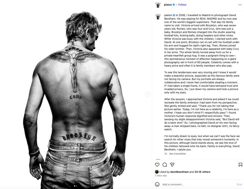 David Beckham và Victoria công khai nhắc đến Brooklyn sau bài 