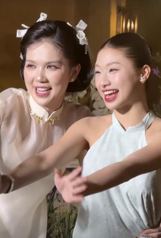 Louis Phạm xinh thật đấy, chung khung hình với Ngọc Trinh, Hoa hậu Thanh Thuỷ vẫn không lép vế, còn được khen nức nở- Ảnh 1.
