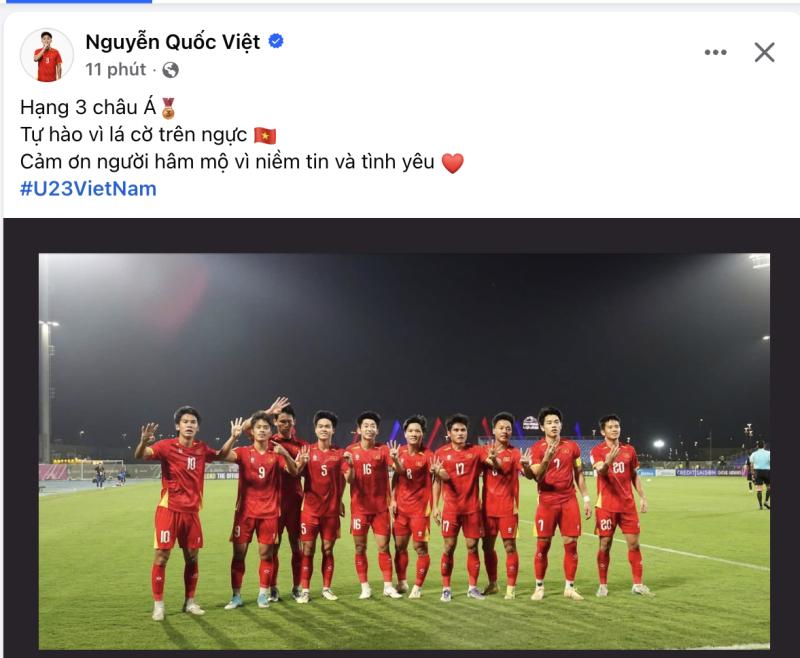 Tâm thư của U23 Việt Nam sau hành trình cảm xúc giành HCĐ U23 châu Á 2026- Ảnh 1.