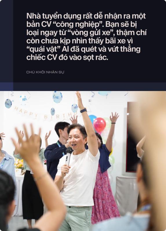 Chú Khôi Nhân Sự - TikToker U50 nói chuyện tuyển dụng mà Gen Z xem không tua: "Là mảnh ghép bị thiếu, đừng là con ốc vít đại trà"- Ảnh 4.