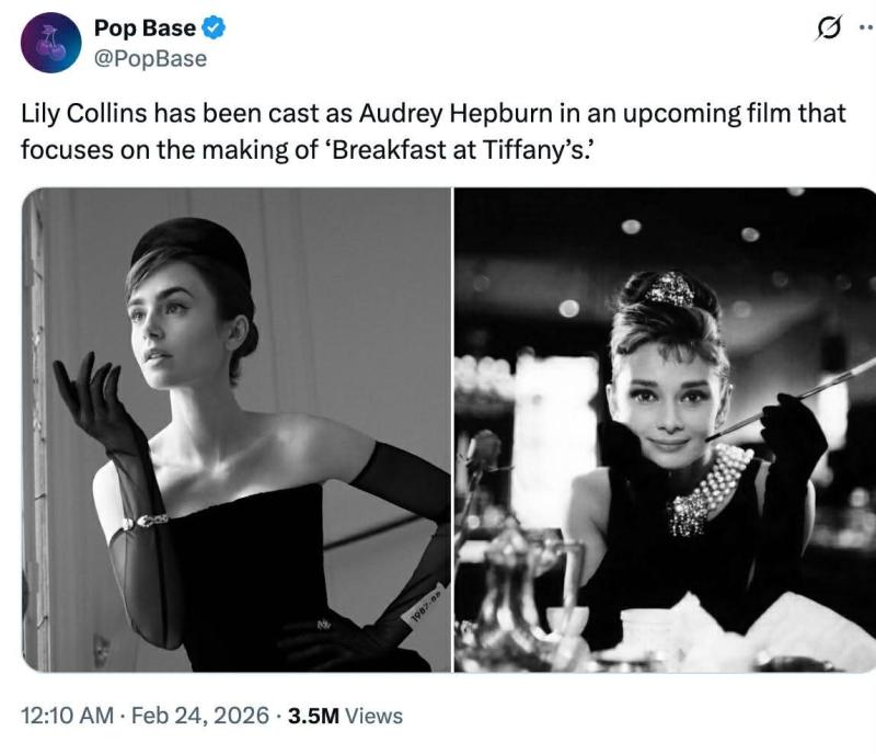 Không dám tin đây là mỹ nhân vào vai Audrey Hepburn, nhan sắc ra sao mà ai cũng thốt lên 