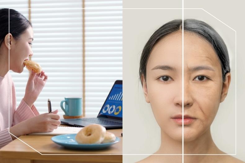 Nhiều người thức khuya vẫn ăn món này mà không biết đang âm thầm “bức tử” làn da, khiến bạn già nhanh mà không hay- Ảnh 1.