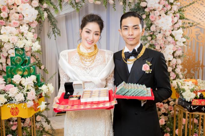 Hôn nhân của sao nữ Vbiz nhận 22 cây vàng trong đám cưới, trang sức kim cương cùng cả mâm tiền mặt- Ảnh 2.