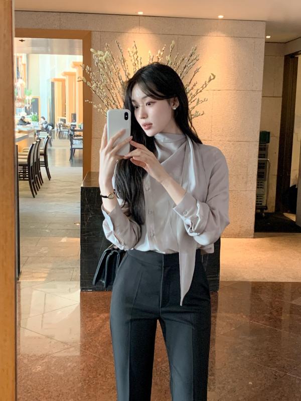 Sự trở lại của một mẫu áo công sở: Mặc lên sang chảnh cả set đồ, sang tới mùa thu mặc vẫn đẹp- Ảnh 6.