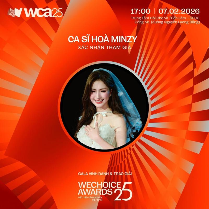 Hòa Minzy, Văn Mai Hương cùng dàn Chị đẹp, tân binh xác nhận đổ bộ WeChoice Awards 2025: Thảm đỏ hứa hẹn 