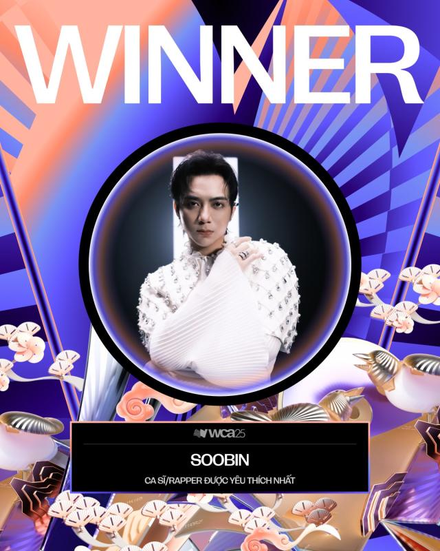 "Cú đúp" đỉnh nóc kịch trần của SOOBIN tại WeChoice Awards 2025- Ảnh 1.