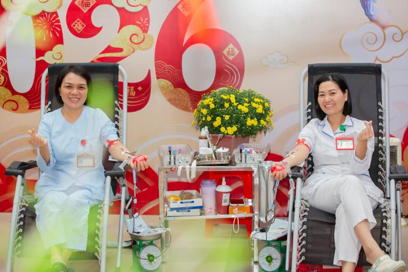 Những ngày đầu năm ấm áp ở Viện Huyết học - Truyền máu trung ương- Ảnh 2.