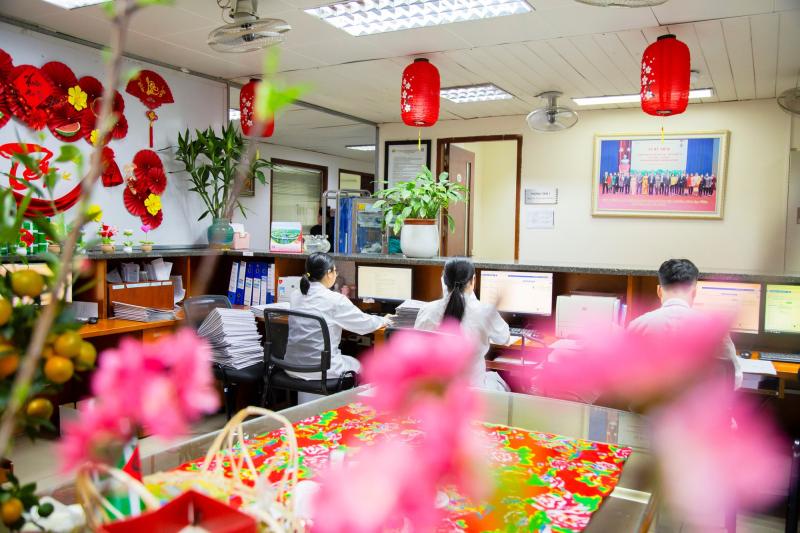 Những ngày đầu năm ấm áp ở Viện Huyết học - Truyền máu trung ương- Ảnh 1.