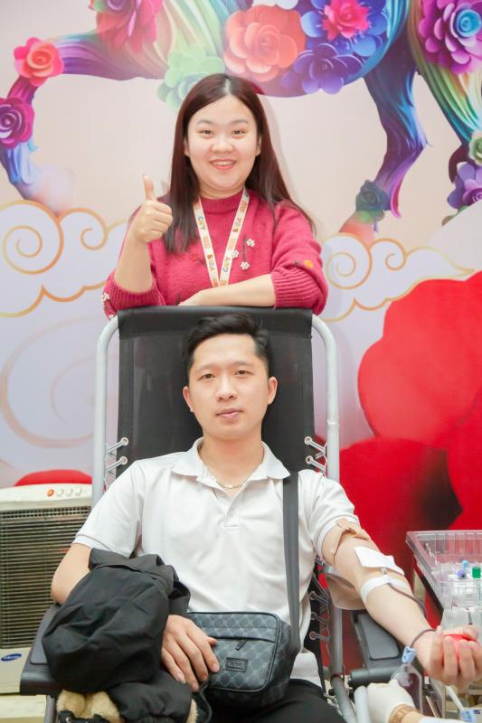 Những ngày đầu năm ấm áp ở Viện Huyết học - Truyền máu trung ương- Ảnh 4.