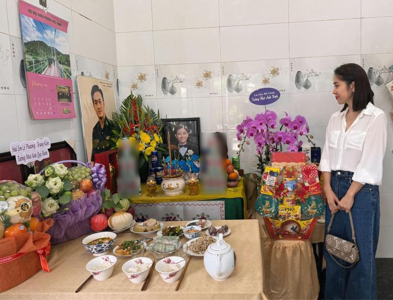 Lê Phương lặng lẽ làm 1 điều đặc biệt trong giỗ đầu của nghệ sĩ Quý Bình- Ảnh 1.