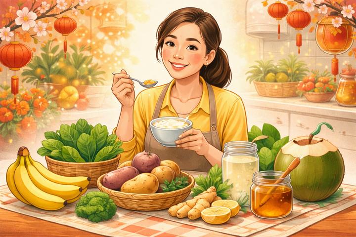 6 thực phẩm quen thuộc đánh bay đầy bụng, khó tiêu ngày Tết- Ảnh 1.