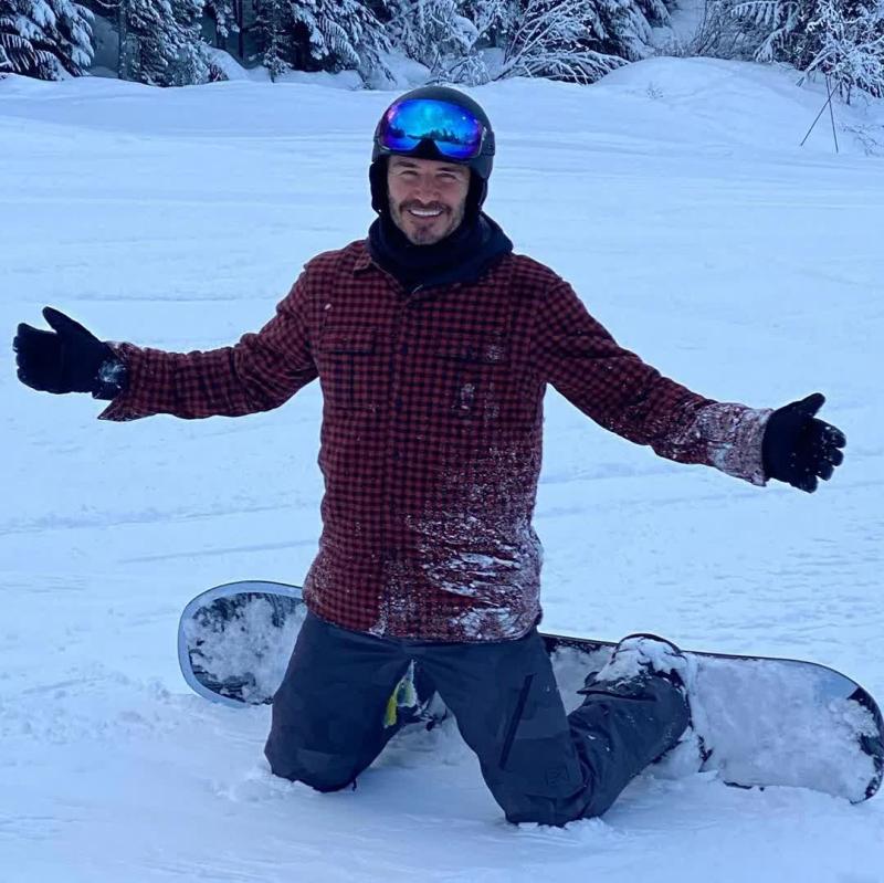 David Beckham ra tay cứu mỹ nhân ở khu trượt tuyết, được khen hết lời- Ảnh 1.
