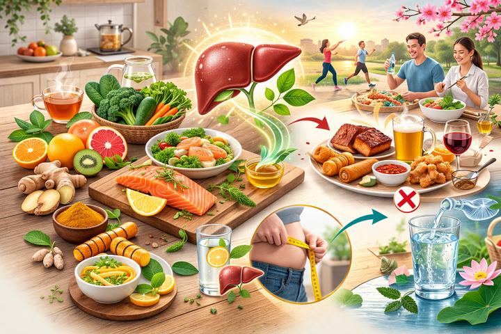 5 thực phẩm nên ăn để phục hồi gan sau chuỗi ngày quá tải vì rượu bia- Ảnh 1.