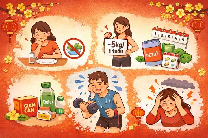 5 sai lầm nhiều người mắc khi giảm cân đón Tết- Ảnh 1.