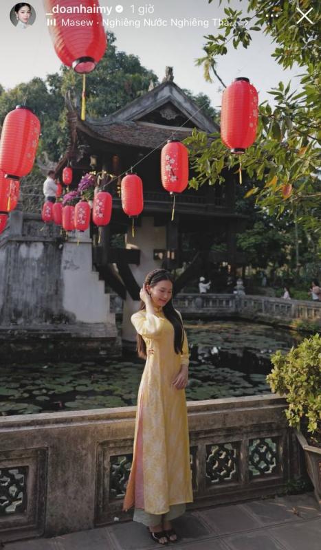 Mẹ vợ hot nhất làng bóng đá du xuân cùng nhà Văn Hậu, visual trẻ đẹp đỉnh chóp, Doãn Hải My cũng phải dè chừng- Ảnh 13.