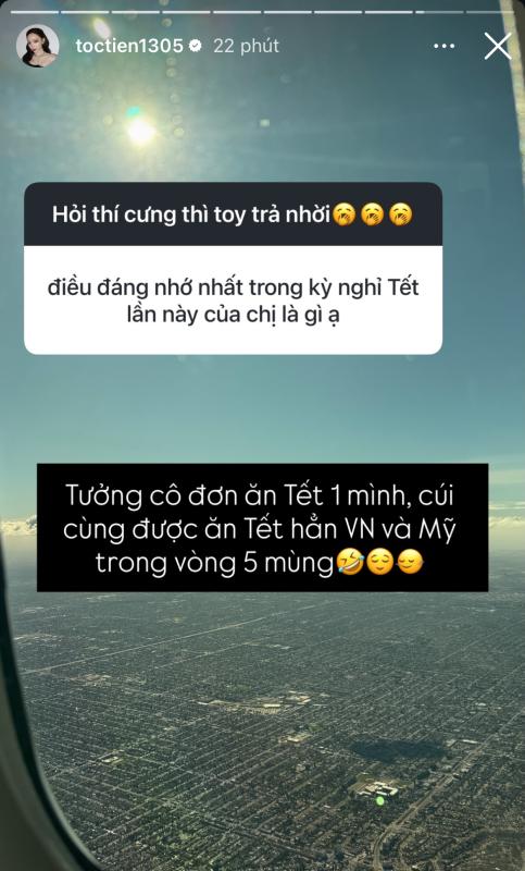 Quyết định gây bất ngờ của Tóc Tiên sau khi sang Mỹ đón Tết cùng gia đình- Ảnh 5.