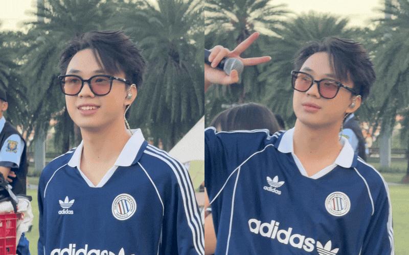 Nam rapper khiến dân tình phát sốt vì visual sáng bừng, chiếm trọn spotlight giữa dàn sao trẻ- Ảnh 1.