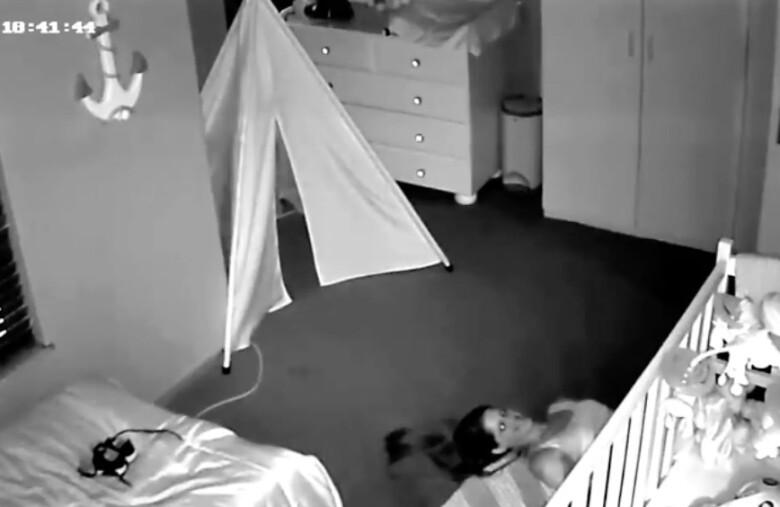Clip hơn 20 triệu lượt xem: Chồng mở camera xem con ngủ, kinh hoàng khi thấy vợ "mắt trợn trừng", bò lê dưới sàn- Ảnh 2.
