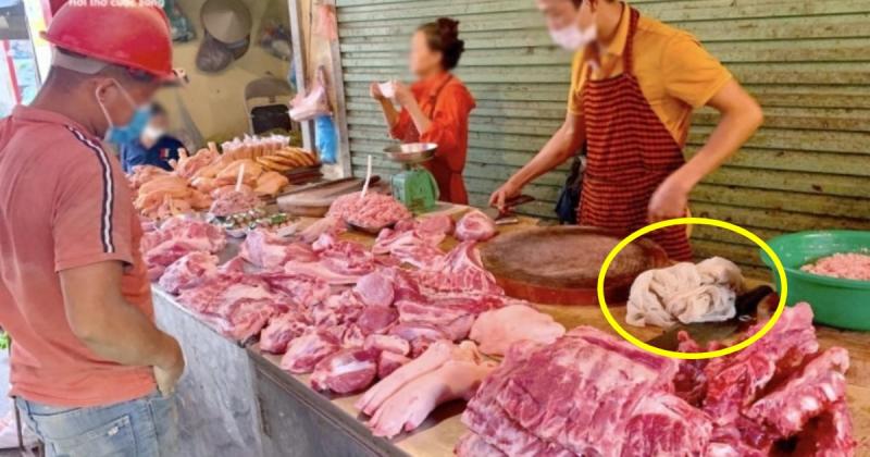 Tại sao người bán thường dùng giẻ lau thịt lợn? Biết được bí mật này tôi đã không bao giờ mua thịt lợn một cách mù quáng nữa!- Ảnh 1.