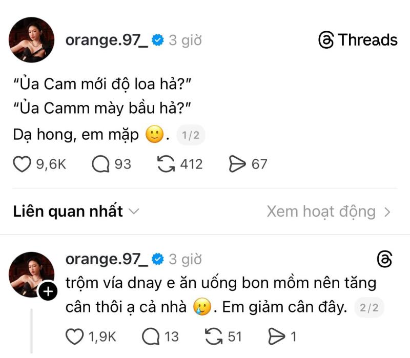 Sáng tỏ nghi vấn Em xinh Orange mang thai- Ảnh 3.