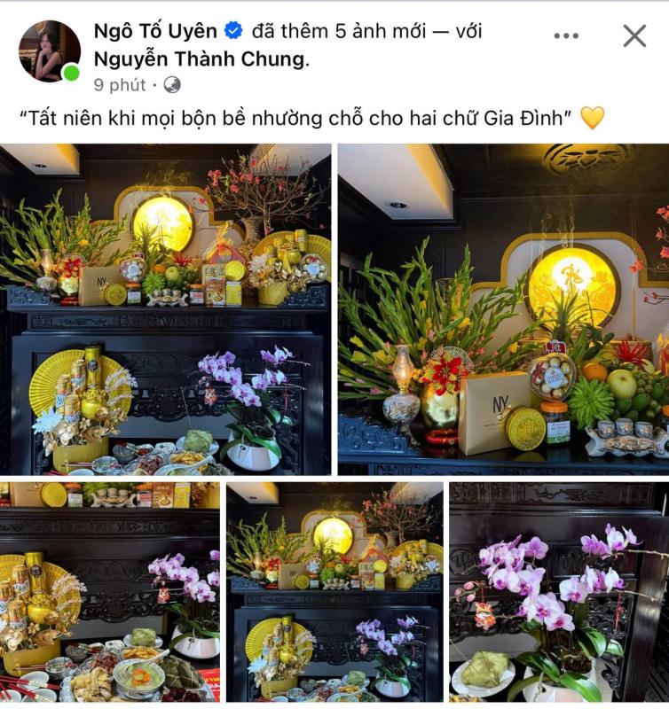 Cận cảnh ban thờ Tết 