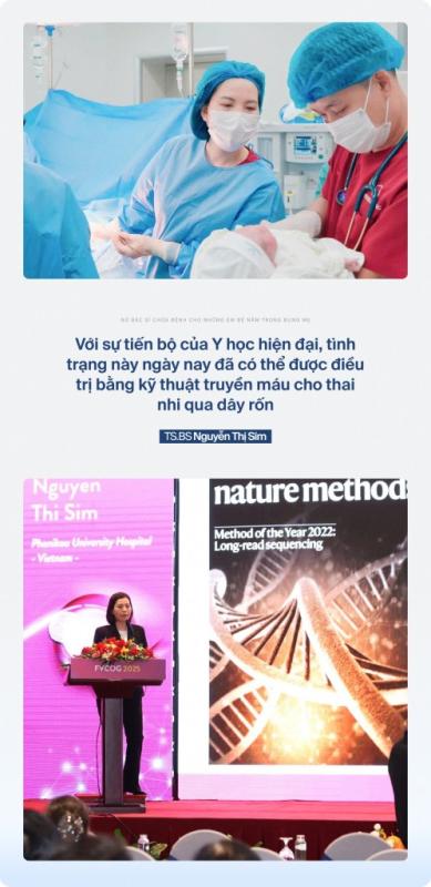 Nữ bác sĩ chữa bệnh cho những em bé nằm trong bụng mẹ: 