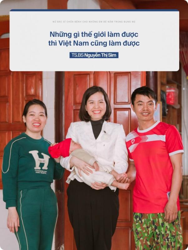 Nữ bác sĩ chữa bệnh cho những em bé nằm trong bụng mẹ: 