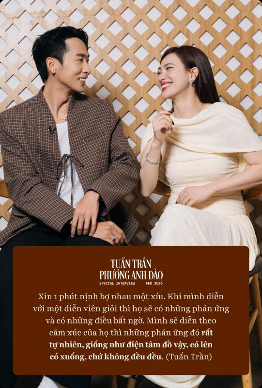 Tuấn Trần: Tôi gia trưởng thật nhưng luôn để ý phản ứng của Phương Anh Đào, chỉ cần cô ấy nói “Vậy hả?” là tôi nổi da gà- Ảnh 4.