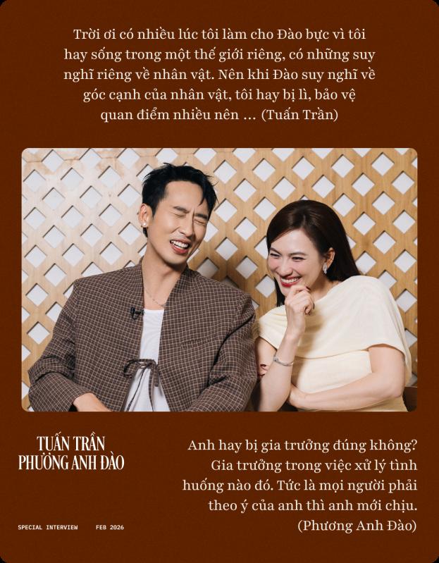 Tuấn Trần: Tôi gia trưởng thật nhưng luôn để ý phản ứng của Phương Anh Đào, chỉ cần cô ấy nói “Vậy hả?” là tôi nổi da gà- Ảnh 7.