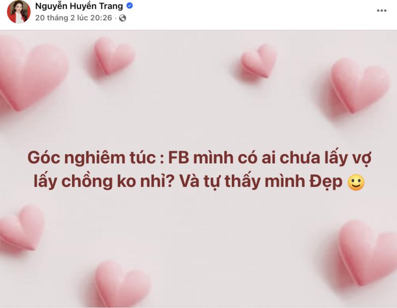 Status “bất ổn” của MC Huyền Trang Mù Tạt ngay trước ngày ăn hỏi với tuyển thủ Việt Nam Phạm Đức Huy?- Ảnh 2.