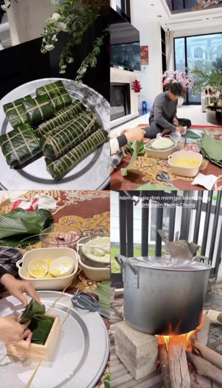 Vợ Thành Chung gây sốt với mâm cỗ cúng ông Công ông Táo chỉn chu đón Tết đầu tiên trong căn biệt thự mới- Ảnh 2.
