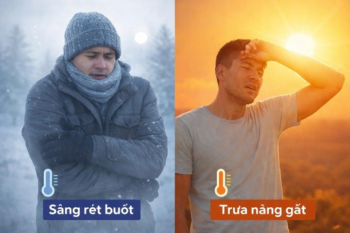 Miền Bắc 'sáng đông trưa hè': Cảnh báo đột quỵ từ những cú sốc nhiệt- Ảnh 1.