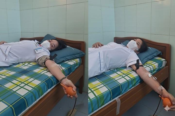 Hai điều dưỡng hiến máu cứu sản phụ ngay trên bàn mổ- Ảnh 1.