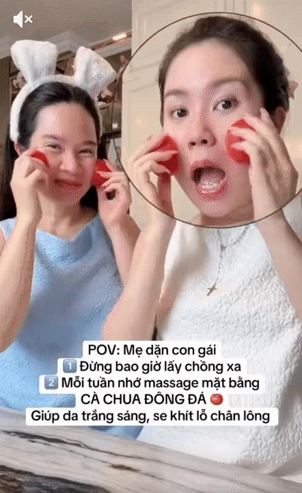 Mẹ và con gái lăn 2 loại quả đông đá lên mặt, giúp trắng da và se khít lỗ chân lông- Ảnh 3.