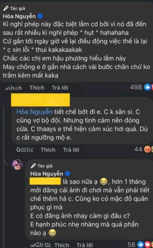 Hòa Minzy đáp trả thẳng khi bị nhắc "đăng clip tình cảm với chồng nên tiết chế"- Ảnh 2.