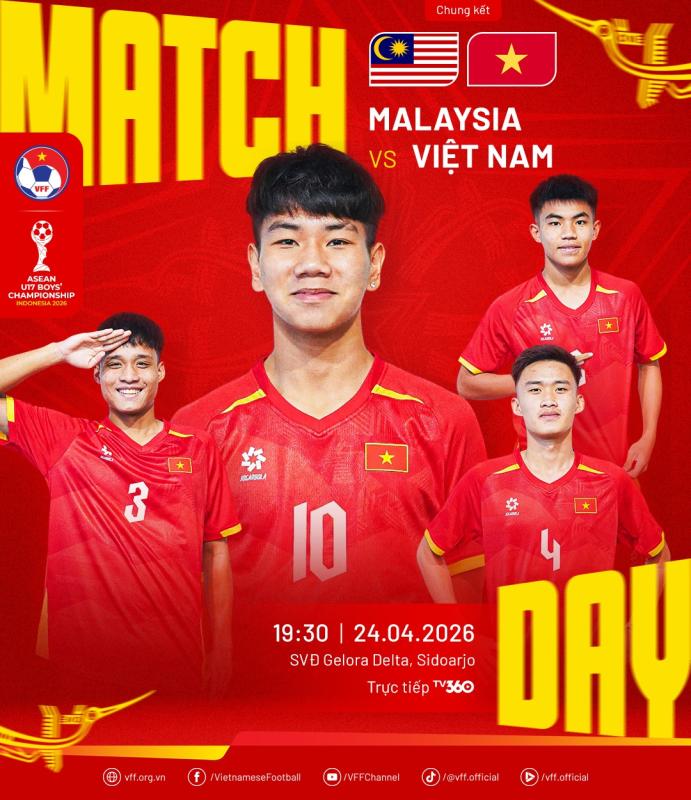 Diễn biến U17 Việt Nam vs Malaysia chung kết Đông Nam Á: VÀO! 1-0 cho Việt Nam - Ảnh 3.